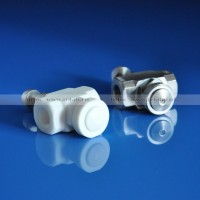 Acid and Alkali Resistance PVDF PTFE Plastic Full Cone Air Mist Nozzle